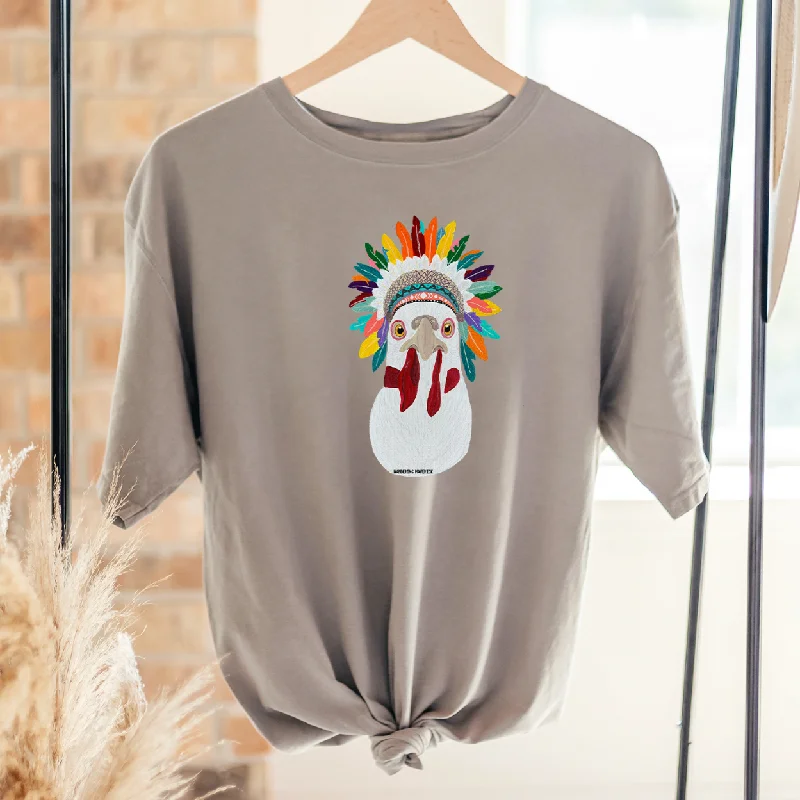 Chicken Headdress ComfortWash/ComfortColor T-Shirt (S-4XL) - Multiple Colors!